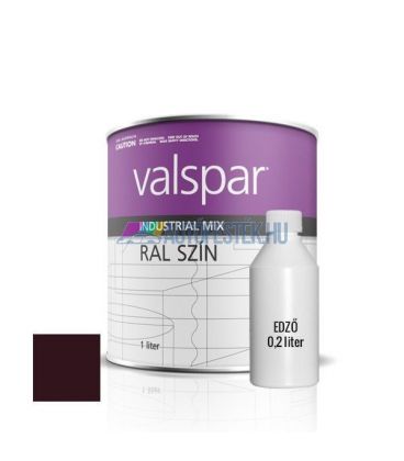 2K MATT Rozsdagátló Festék - RAL3007 - SCHWARZROT (1,4l)