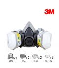 3M™ 6300 Ikerszűrős Félálarc Szett, Fényezőmaszk Szett (L)