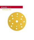 C.A.R. Fit Arany Tépőzáras körpapír 150 mm - (P120)