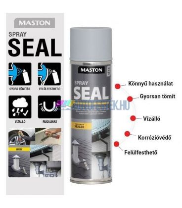 Vízzáró, Tömítő Spray - Matt Sötétszürke - (500ml) - Maston Seal
