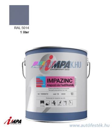 1K Korróziógátló Festék + Alapozó (2 in 1) - RAL5014 - Selyemfényű (1l) - Impa Cink