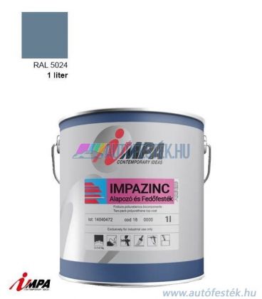 1K Korróziógátló Festék + Alapozó (2 in 1) - RAL5024 - Selyemfényű (1l) - Impa Cink