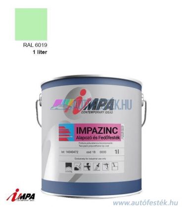 1K Korróziógátló Festék + Alapozó (2 in 1) - RAL6019 - Selyemfényű (1l) - Impa Cink