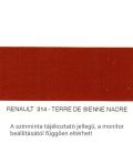 Renault Színre kevert autófesték Színkód: 314 (Bázis)