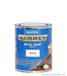 Hammer 3in1 Metál Festék - Közvetlenül a rozsdára (750ml) - Matt Fekete