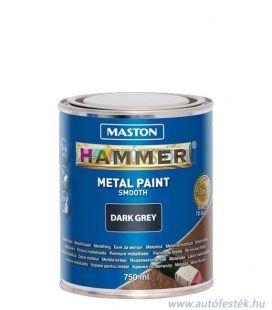 Hammer 3in1 Metál Festék - Közvetlenül a rozsdára (750ml) - Sötétszürke