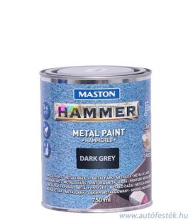Hammer 3in1 Kalapácslakk Festék - Közvetlenül a rozsdára (750ml) - Sötétszürke